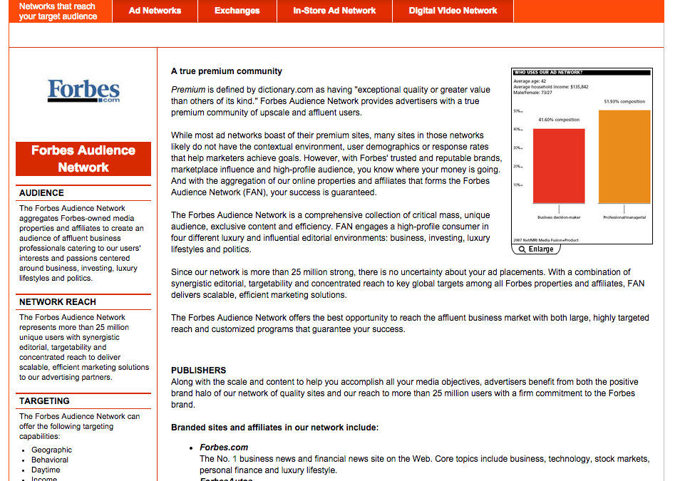 Forbes Audience Targeting