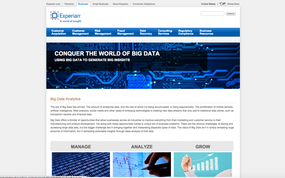 Experian.com Big Data Access